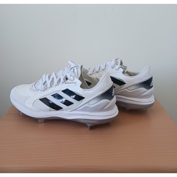 Adidas Pure Hustle 2 Elite Womens Softball Metal Cleats White Black FY4393 Sz 13 - Picture 4 of 10